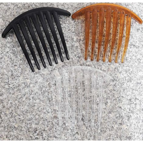 Trade Shop - SET 2 STÜCK KAMM KAMMSPANGE 11X8,5 CM KAMM KAMM HAARSPANGE -