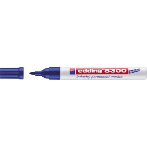 Edding 8300 industry permanent marker 4-8300003 Permanentmarker Blau wasserfest: Ja