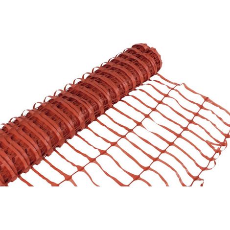 Malla de Señalización de Obras 1x50 m color naranja