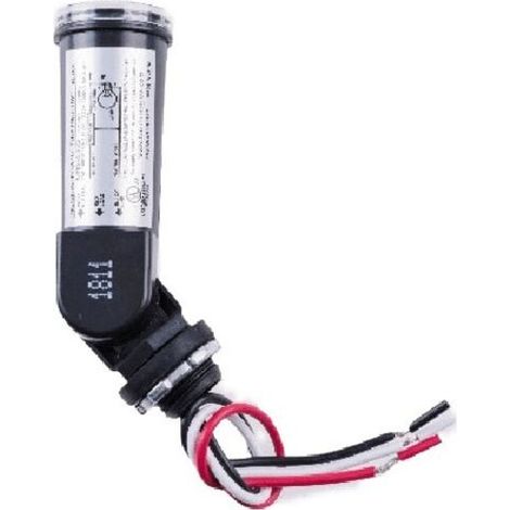 Interruptor fotoeléctrico 120V 50/60Hz con fotocélula para uso exterior, interruptor de control de luz fotoeléctrico (1/4)