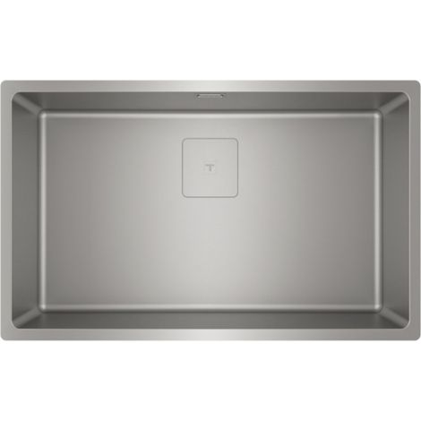Teka RS15 71.40 M-FXA1C 3½ SQ C/REB SF - Fregadero De Cocina Acero 80 Cm 1 Cubeta 0 Escurridor Bajo Encimera (1/4)
