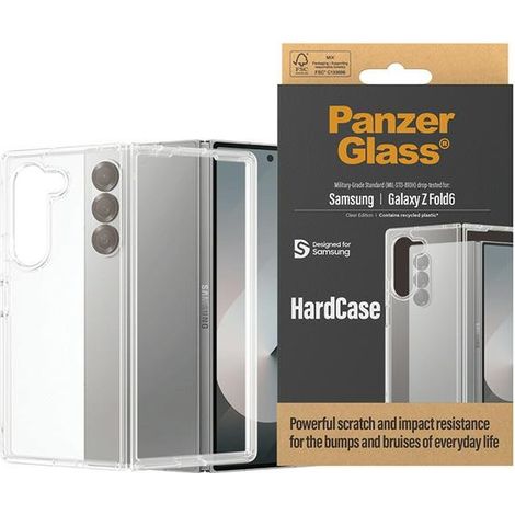 Custodia rigida PanzerGlass in vetro riciclato nero per Samsung Galaxy Z Fold6 (1/4)