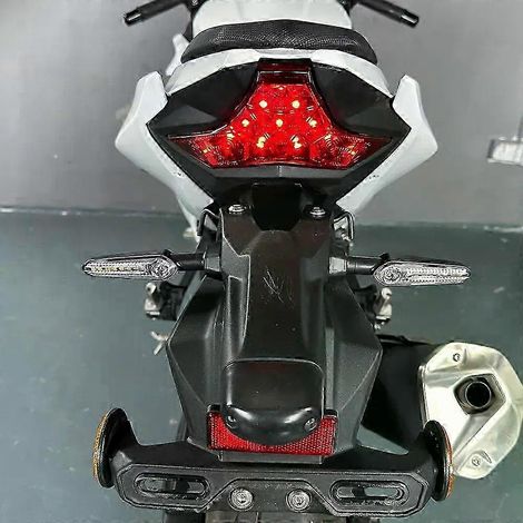 Passend für KAWASAKI Versys X 300 Z125 Z400 Z650 Z900 Z1000 LED-Blinker, Lauflicht, Motorrad, vorne/hinten, blinkende LED in SZRH