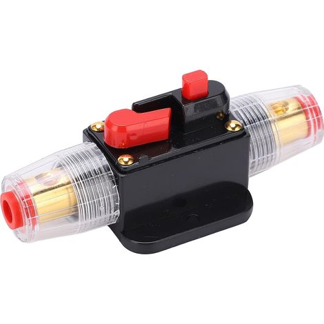 Disjoncteur Audio de Voiture, 40A Cuivre Rouge Porte-fusible en (1/5)