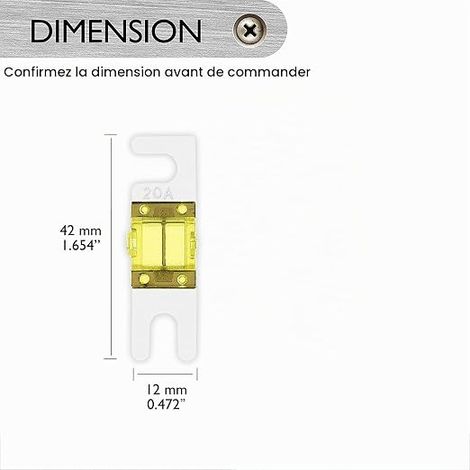mini fusibles d'ANL pour le fusible marin des véhicules à moteur d'électronique de système audio-vidéo (1/3)