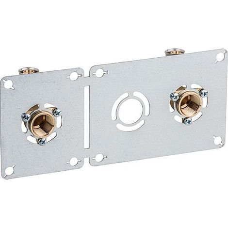 Sortie de cloison 16mmx2 F1/2'' entraxe 150mm – Raccords à sertir pour tuyaux multicouches – Installation fiable à angle droit – Comisa