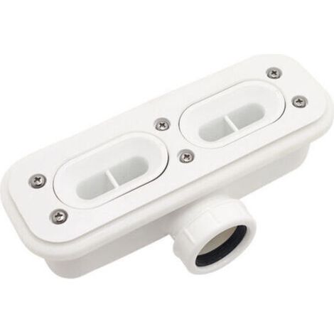 Bac de douche désodorisant en plastique, égouttoir 40 mm 718036801 (1/3)