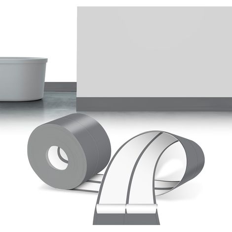 Plinthe Souple Autoadhésive Gris Pvc Plinthe Adhesive 30x30mm 12m (1/5)