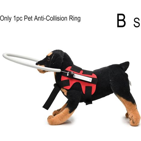 Anneau Anti-Collision Pour Chien - Diamètre 22 cm ou 33 cm - En Polyester - Pour Chiens Aveugles ou Malvoyants - Taille S ou M (1/5)