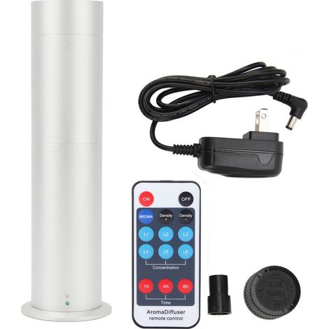 Diffuseur parfum 200m³ 120ml tapis antidérapant télécommande nébulisation huile essentielle hôtel maison sauna prise US 100‑240V argent