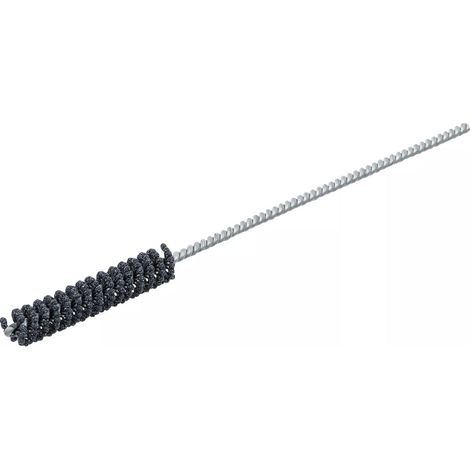 Rodoir À cylindre boule, honoir, brosse de rodage flexible grain 120 - diamètre 12 - 13 mm