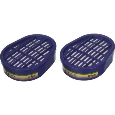 Filtre Dräger A2b2e2k2 Hg P3 Protection Respiratoire Multi-gaz, Vapeurs, Mercure Et Particules P3 - Drager France