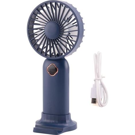 Ventilateur de Poche Portable Mini Ventilateur USB Affichage NuméRique Rechargeable Ventilateur Refroidisseur D'Air Paresseux pour