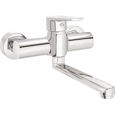 Deante Mitigeur lavabo mural chromé moderne design