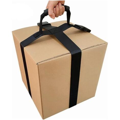 Sangles de Transport de Meubles, MoreChioce Sangle Transport Boîtes Réglable Meubles Sangle de Transport Portable Robuste avec Poignée Convient pour les Objets Lourds les Caisses (1/4)