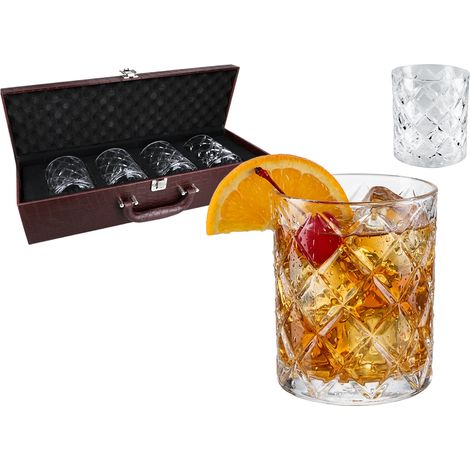 Set di 4 bicchieri da whisky