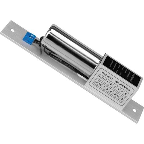 Verrou électrique 2 lignes de fils DC 12V Fail Safe Verrouillage électronique Température normale pour système de contrôle d'accès en verre porte en fer (1/5)