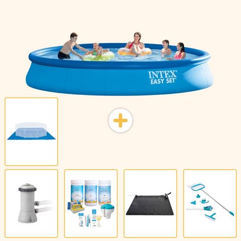 Intex Piscine Easy Set Ronde - 457x84 cm - 6-pièces  S20944 (1/3)