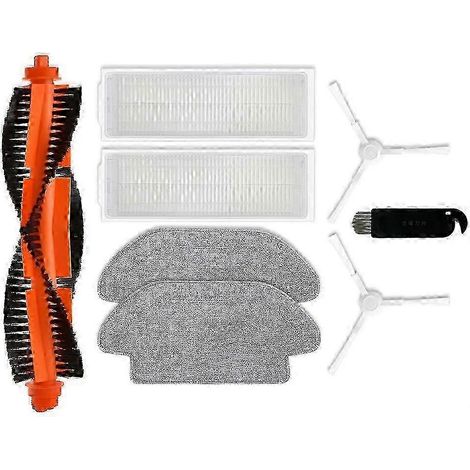 Pour aspirateur robot Xiaomi S10 S12 B106GL, brosse latérale principale, filtre HEPA, chiffon de nettoyage (1/5)