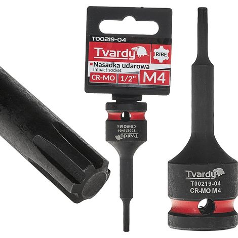 Douille à impact Ribe 1/2" M4 CR-MO (10/100) (1/4)