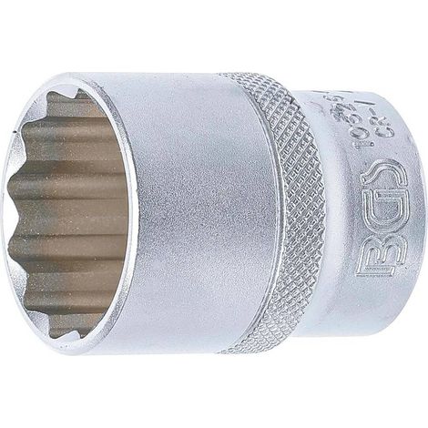 Douille pour Clé 12,5 mm (1/2) 26 mm - Douze Pans - Précision et Robustesse, Acier - D-Work
