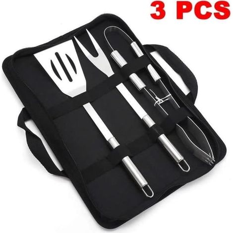 SABIR-Barbecue, ensemble d'accessoires pour barbecue, kit barbecue complet haut de gamme pour l'extérieur, ustensiles inclus (1/4)