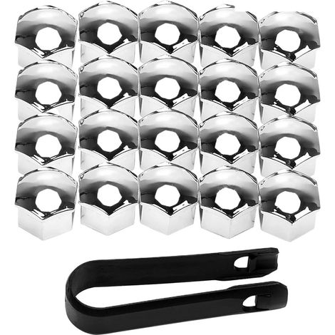 20 capuchons de protection pour écrous roue voiture 17 mm (1/5)
