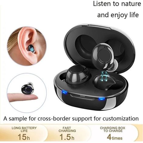 Apparecchio acustico portatile wireless ricaricabile per anziani - Amplificatore di suono facile da usare - ALTRO (1/3)