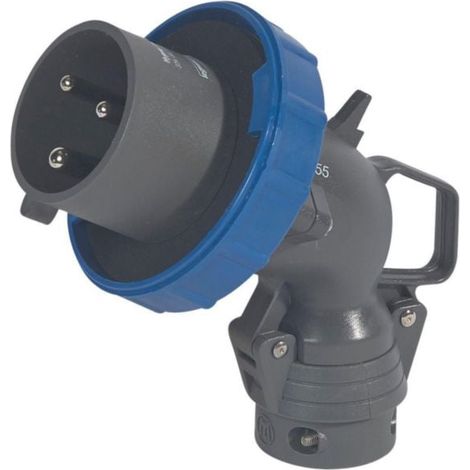 Fiche mobile coudée Hypra IP66/67-55 32A - 200V à 250V - 2P+T - plastique - LEGRAND