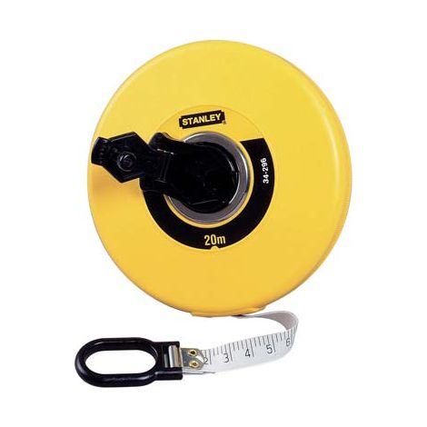 ROTELLA METRICA STANLEY - NASTRO FIBERGLASS MM 13 ML 10 0-34-295- 2 pezzi