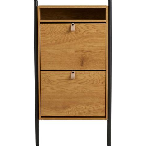 Elna Schuhschrank 2 Klappen EichenDekor.