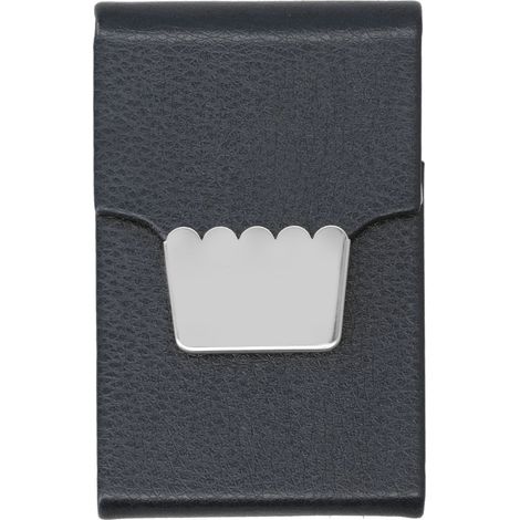 Porte-cartes de visite étui à cigarettes acier inoxydable noir 059, organiseur de cartes de crédit (1/5)