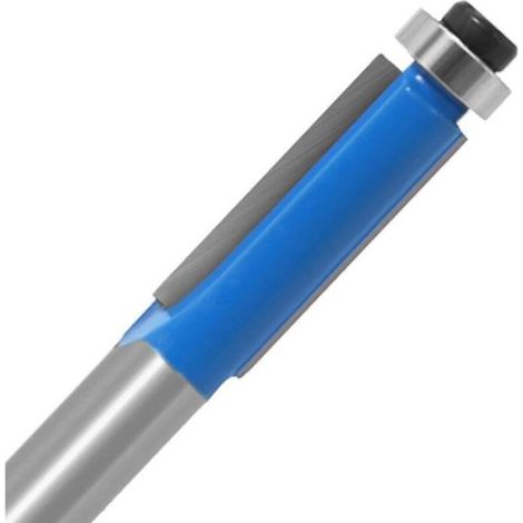 Fraise à Défoncer - Tige 8 mm - Roulement Supérieur - Carbure YG6 - Revêtement Teflon - Pour Bois - 4 Pièces (1/5)