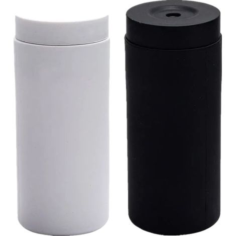 Waschmittelspender, Silikonmaterial, wiederverwendbares Design, Weiß und Schwarz (1/2)