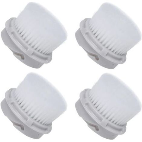 Embouts de brosse Cashmere de remplacement Compatible avec Clarisonic Mia, Mia 2, Mia 3 (Aria), Pro, Plus, SMART Profile, Alpha Fit, Plus, Sonic Radiance (4 pièces) (1/5)