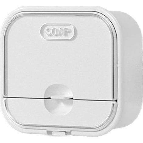 Soap Dish - - Wall Mounted - Drainage - Hinged Lid