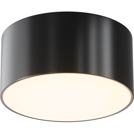 Maytoni Zon Ip Spot encastrable extérieur en saillie de 12 cm, noir, 3 000 K, 900 lm, IP65