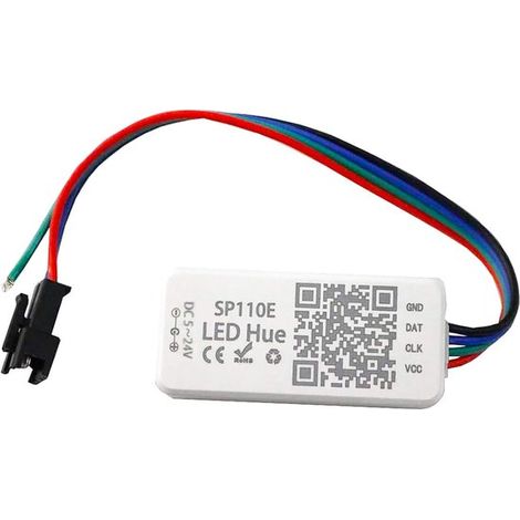 Bluetooth-LED-Controller (WS2812B, APA102) für adressierbare RGB/RGBW-LED-Streifen – 5–24 V Anwendungssteuerung (1/5)