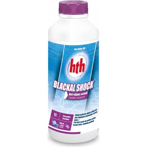 HTH Traitement Blackal Shock 1L - Lot de 6