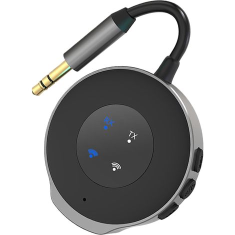 Transmetteur FM 5.3 pour voiture – Adaptateur de musique audio 2 en 1 avec microphone Qualité audio sans fil Réduction du bruit pour des appels clairs Récepteur audio pour vous (1/5)