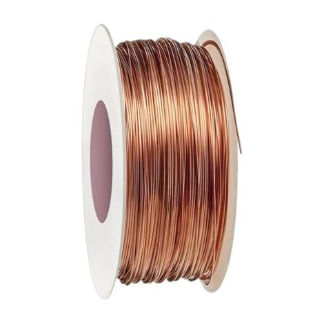 Fil de Cuivre Pur Diametre 1 mm Longueur 20m Souple Nu pour Electroculture Jardinage Culture Plantes Legumes Soudure Artisanat Bijoux Solenoide (1/4)