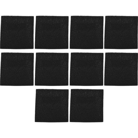 Lot de 10 filtres à charbon actif 13 cm x 13 cm pour l'absorption et l'extraction des fumées de soudage (1/5)