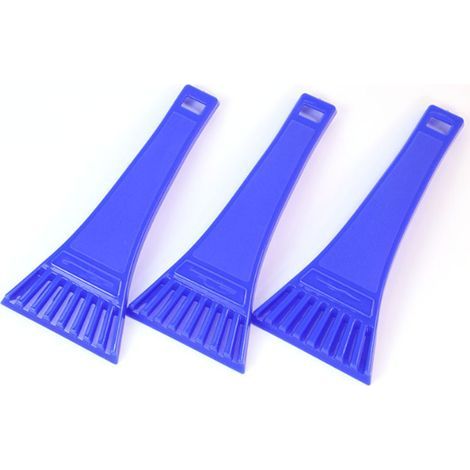 (3er-Set) Goodyear Small ECO Eis- und Schneekratzer. Kompakt, leicht und einfach zu verstauen. Passt in Taschen und Handschuhfächer. Ergonomischer PP-Scheibenkratzer. Rutschfest. (1/4)