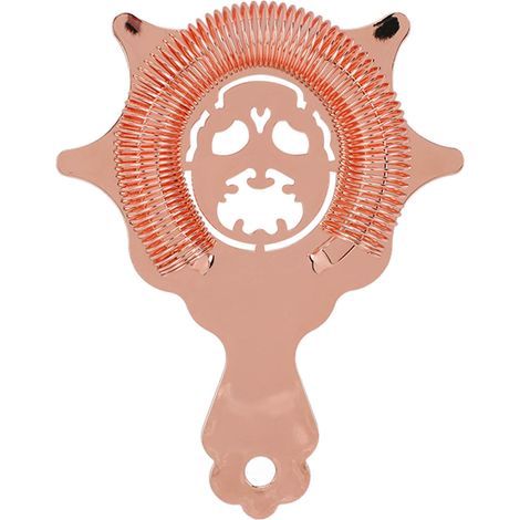 Passoire à cocktail amovible en acier inoxydable, couleur or rose, pour barmans et mixologues professionnels-AquaForge (1/5)