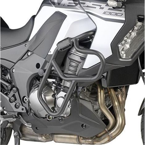 PROTECTORES DE MOTOR KAPPA KAWASAKI VERSYS 1000 / VERSYS 1000 SE (19) NEGROS