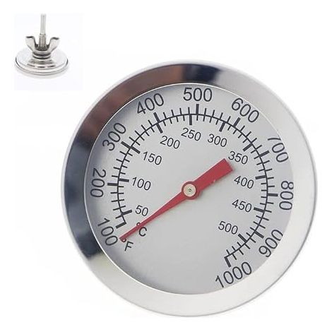 Thermomètre de barbecue en acier inoxydable 50-500 ℃ (1/5)