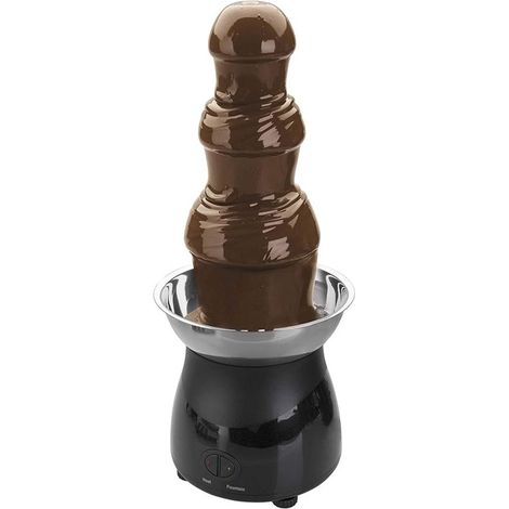 Fontana di cioccolato, torre di fondazione 18 cm, Nera