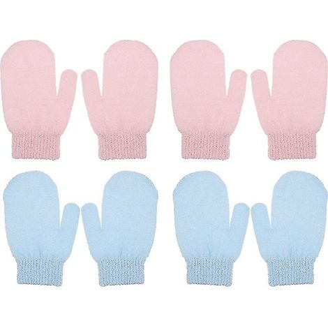 Gants de bain nettoyants pour la peau (lot de 8) (1/3)