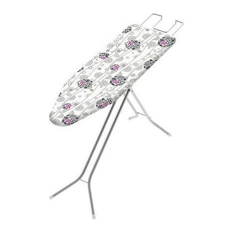 Planche à Repasser En Acier Facile 110x32 Cm Avec Hauteur Réglable Et Base (1/2)