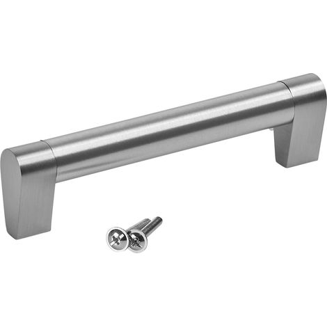SOTECH Möbelgriff SW161 Ø 18 mm Edelstahloptik, BA 128 mm, Länge 144 mm